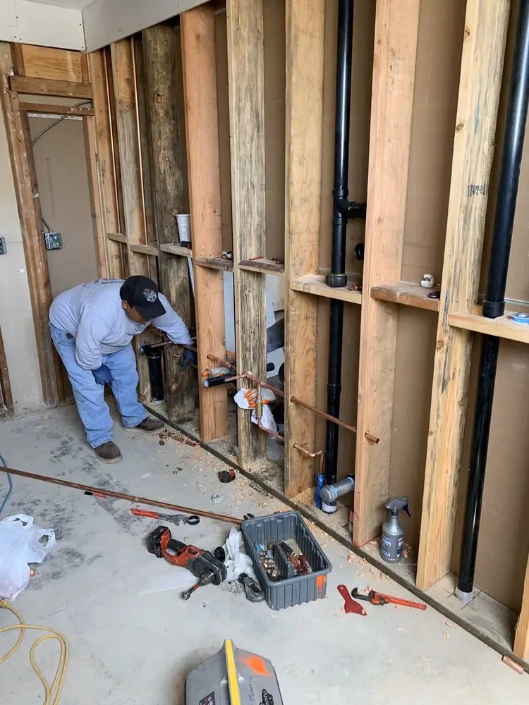 Commercial rough-in plumbing for Water Heater Replacement in Dublin Estates
